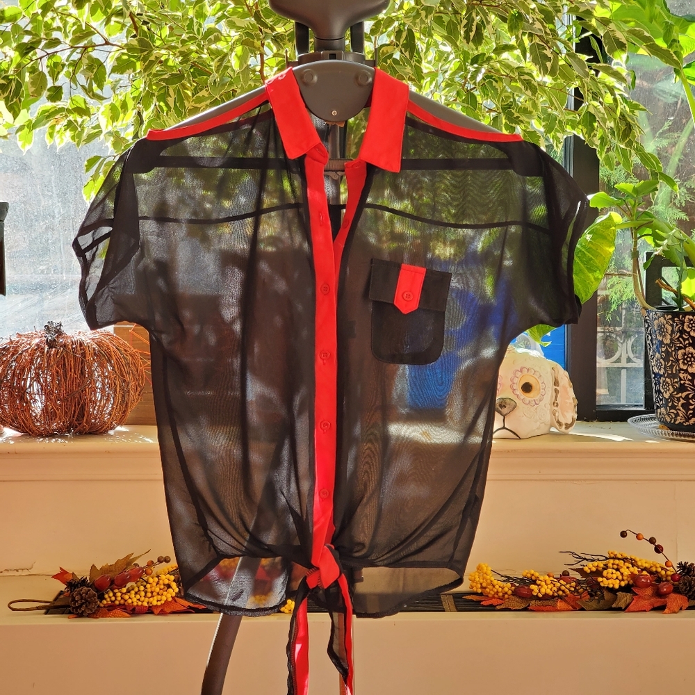 ESTI Couture Sheer Blouse